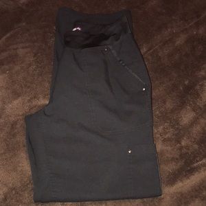 Yoga cargo scrub pants